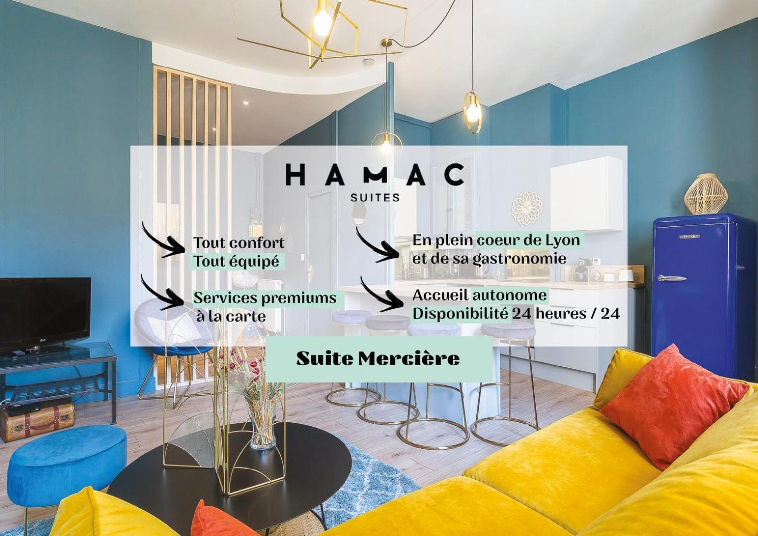 Hamac Suites - Le Merciere - Centre Lyon II -6Pers 外观 照片